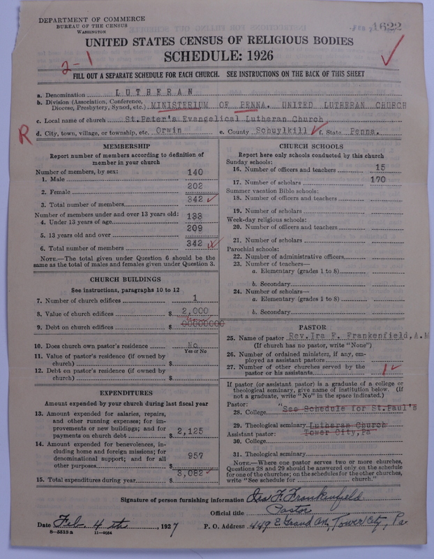 Scan of United Lutheran Church in America: 1622