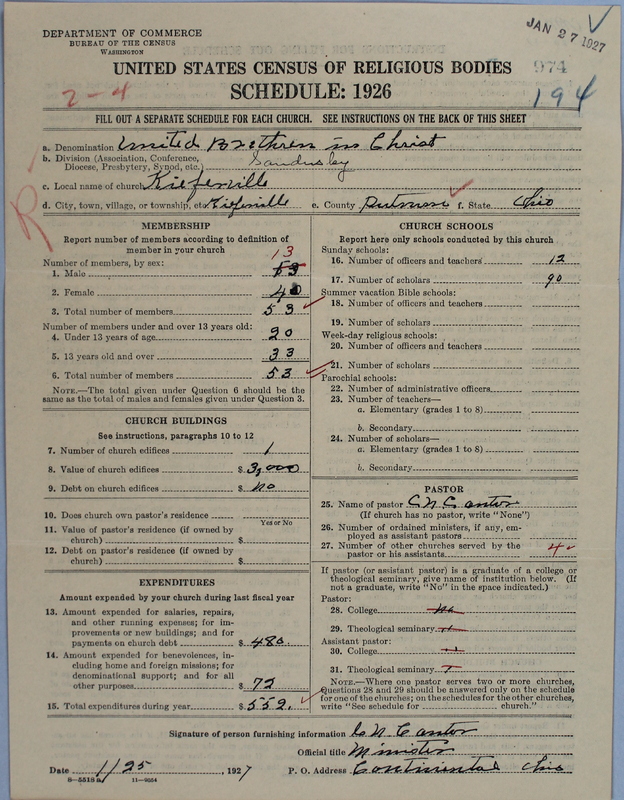 Scan of Church of the United Brethren in Christ: 974