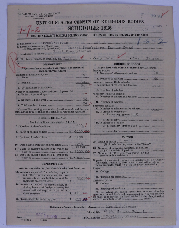 Scan of Presbyterian Church in the United States of America: 5956