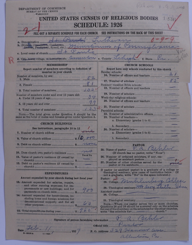 Scan of United Lutheran Church in America: 1236