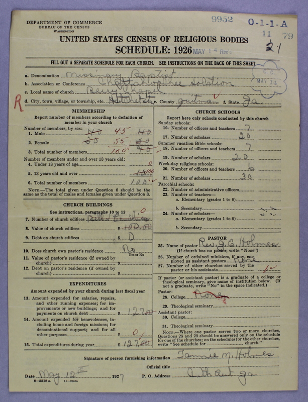 Scan of Negro Baptists: 9952