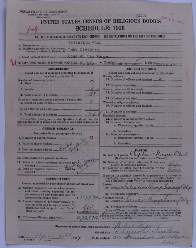 Scan of Salvation Army: 525