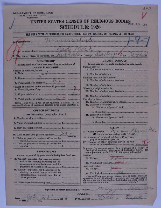 Scan of Universalist Church: 483