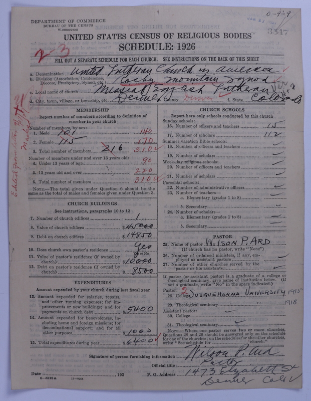 Scan of United Lutheran Church in America: 3547
