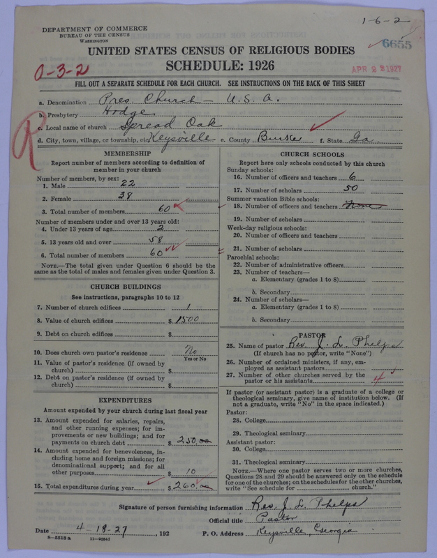 Scan of Presbyterian Church in the United States of America: 6655