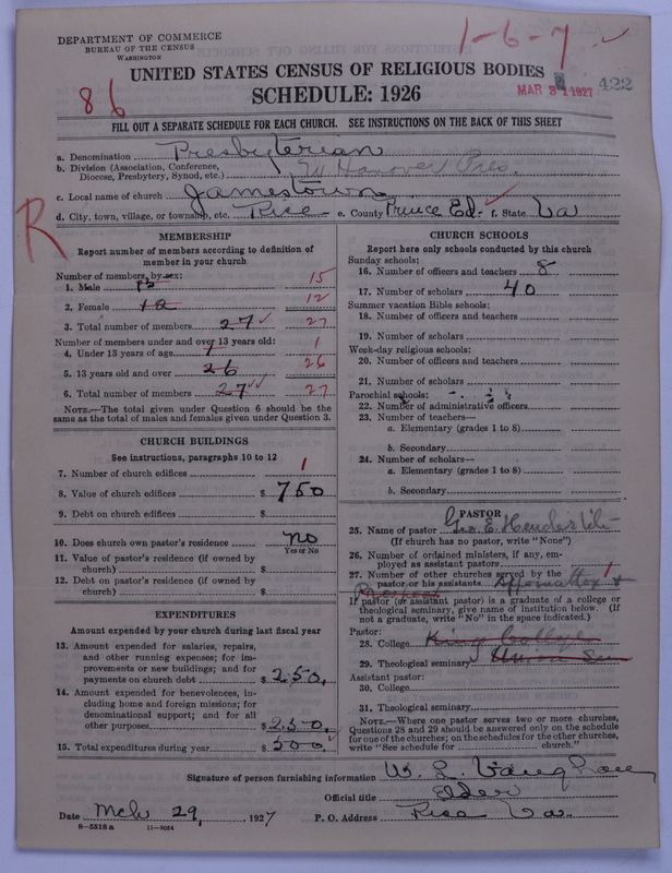 Scan of Presbyterian Church in the United States: 422