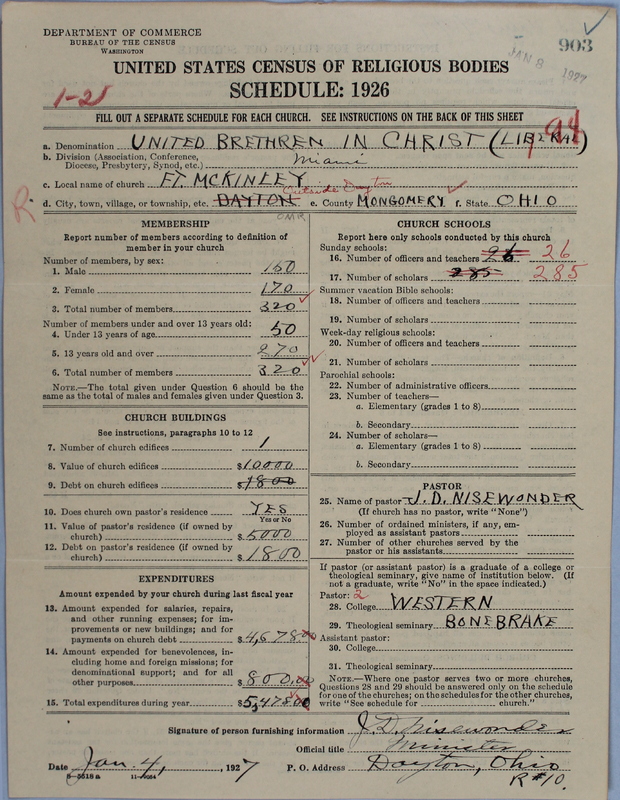 Scan of Church of the United Brethren in Christ: 903