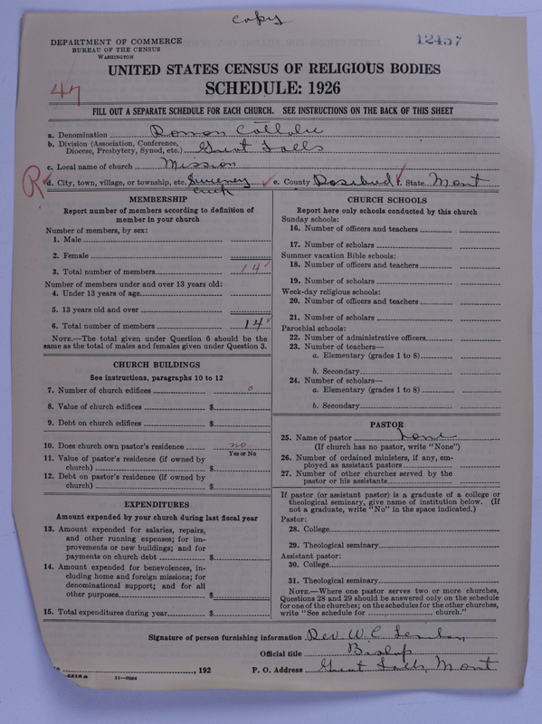 Scan of Roman Catholic Church: 12457