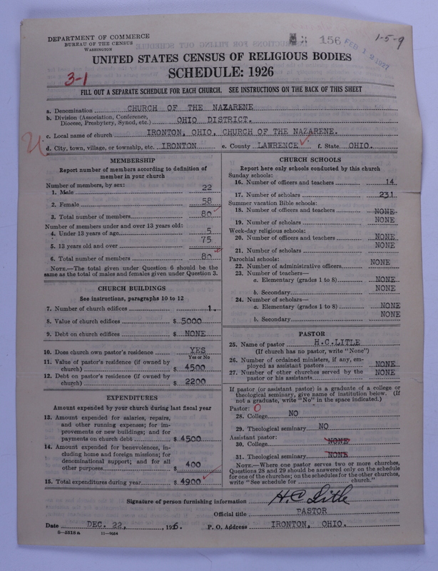 Scan of Church of the Nazarene: 156