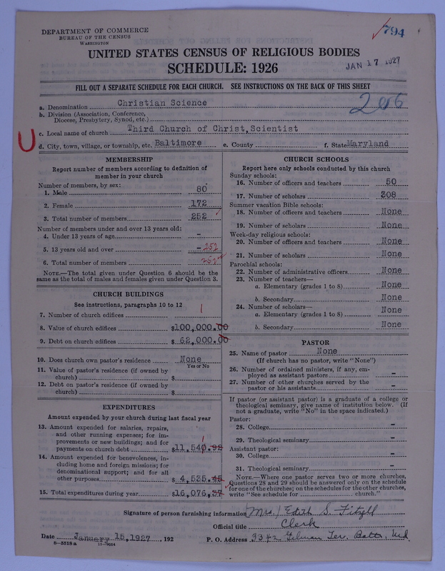 Scan of Church of Christ, Scientist: 794