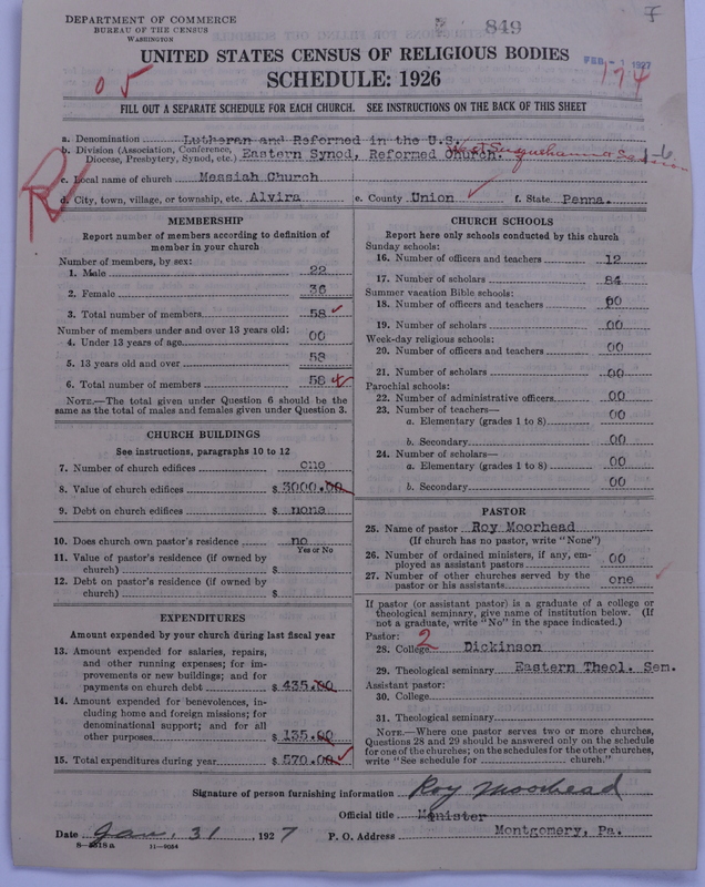 Scan of Reformed Church in the United States: 849