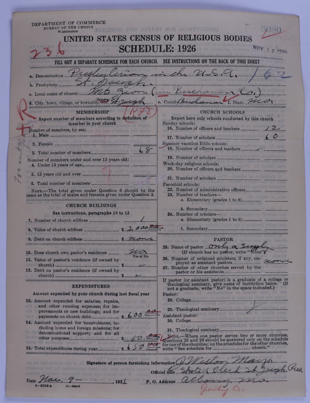 Scan of Presbyterian Church in the United States of America: 5080