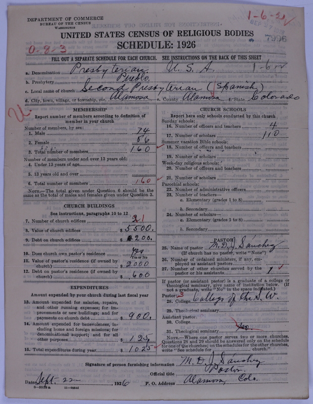 Scan of Presbyterian Church in the United States of America: 7996