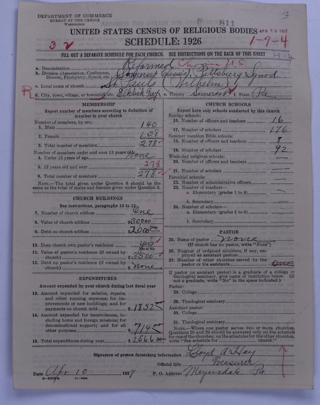 Scan of Reformed Church in the United States: 811