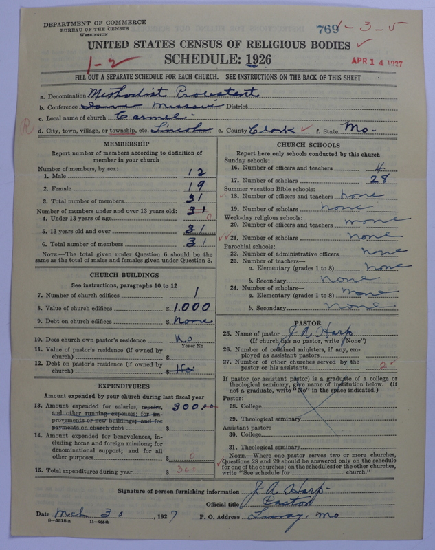 Scan of Methodist Protestant Church: 769