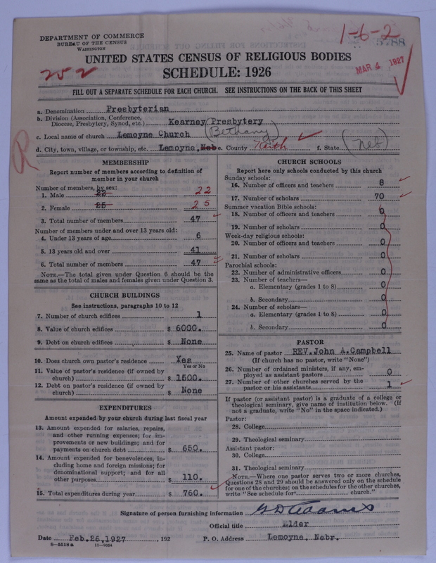 Scan of Presbyterian Church in the United States of America: 5788