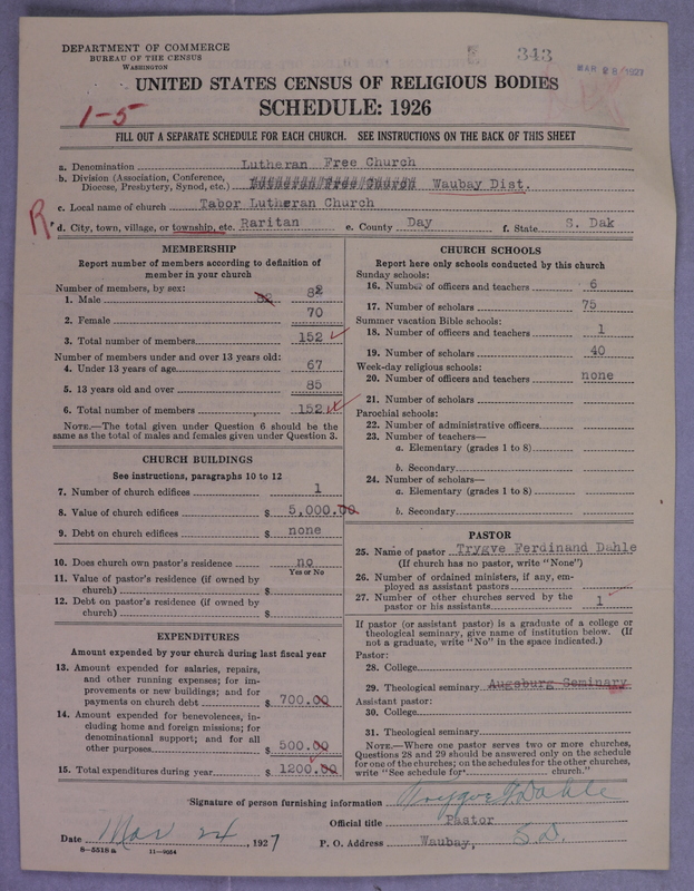 Scan of Lutheran Free Church: 343