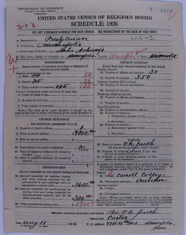 Scan of Presbyterian Church in the United States of America: 4472