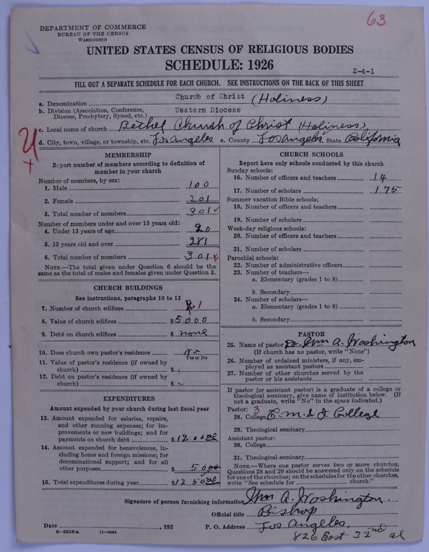 Scan of Church of Christ (Holiness) U.S.A.: 63