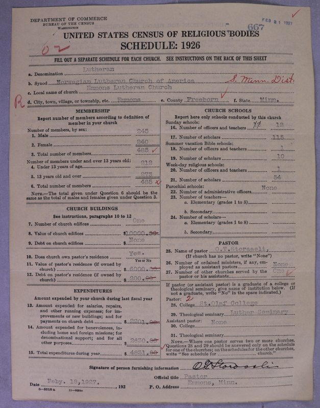 Scan of Norwegian Lutheran Church of America: 667