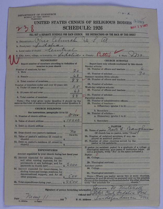 Scan of Presbyterian Church in the United States of America: 5289