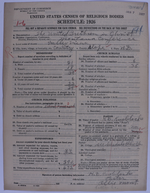 Scan of Church of the United Brethren in Christ: 2060
