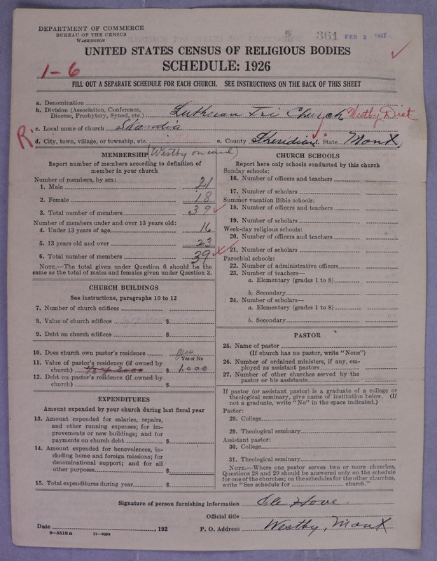 Scan of Lutheran Free Church: 361