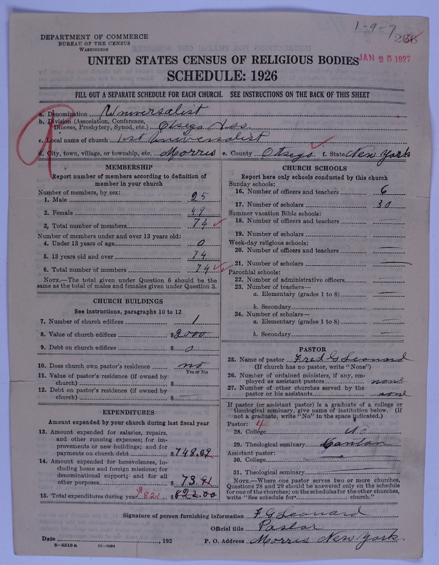 Scan of Universalist Church: 266