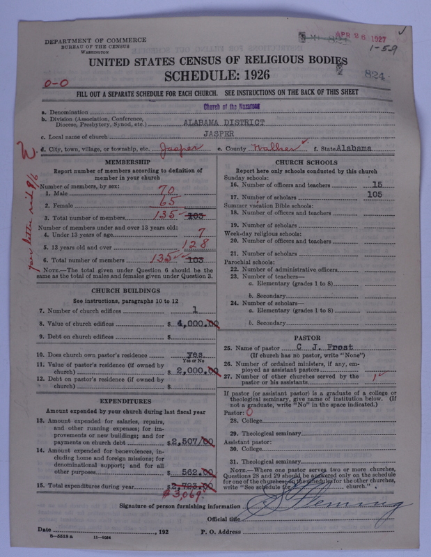 Scan of Church of the Nazarene: 824