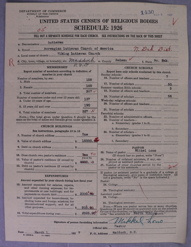 Scan of Norwegian Lutheran Church of America: 1430