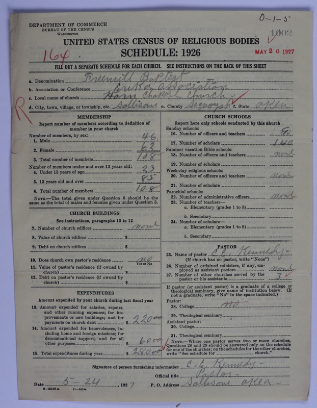 Scan of Free Will Baptists: 1002