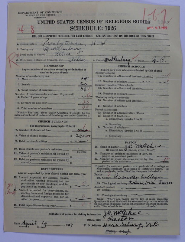 Scan of Presbyterian Church in the United States: 1065