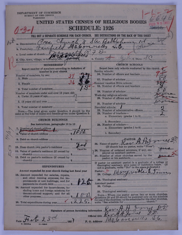 Scan of Presbyterian Church in the United States of America: 6646