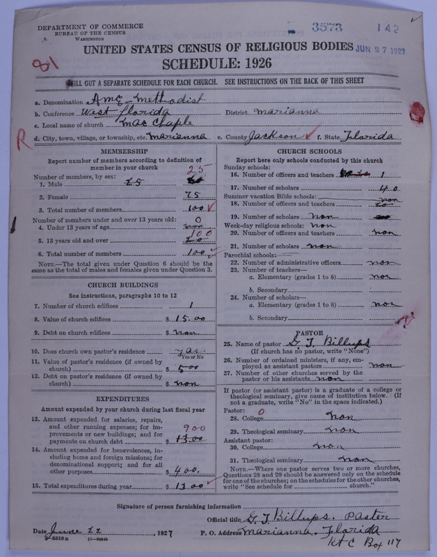 Scan of African Methodist Episcopal Church: 3573