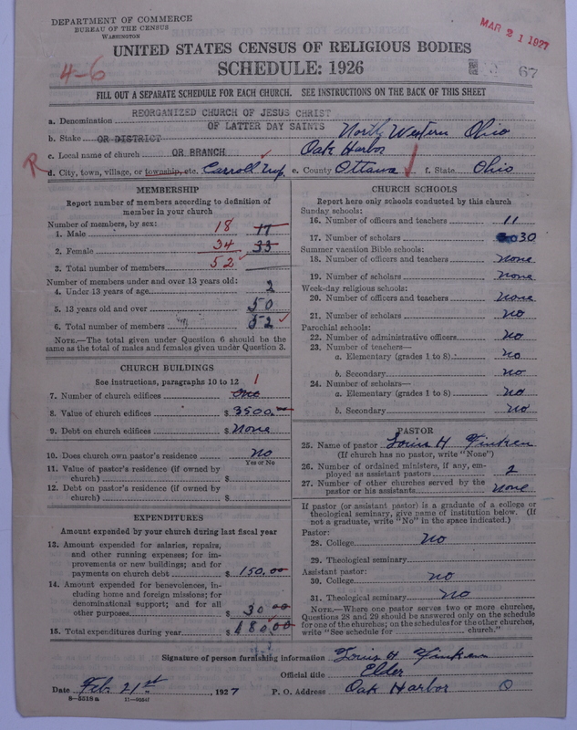 Scan of Reorganized Church of Jesus Christ of Latter Day Saints: 67