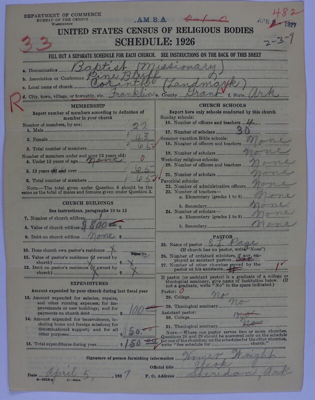 Scan of Landmark Baptist of America: 482