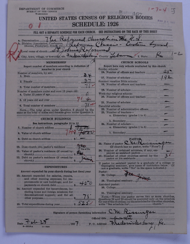 Scan of Reformed Church in the United States: 467