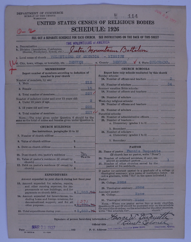 Scan of Volunteers of America: 114