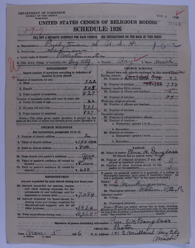 Scan of Presbyterian Church in the United States of America: 3944