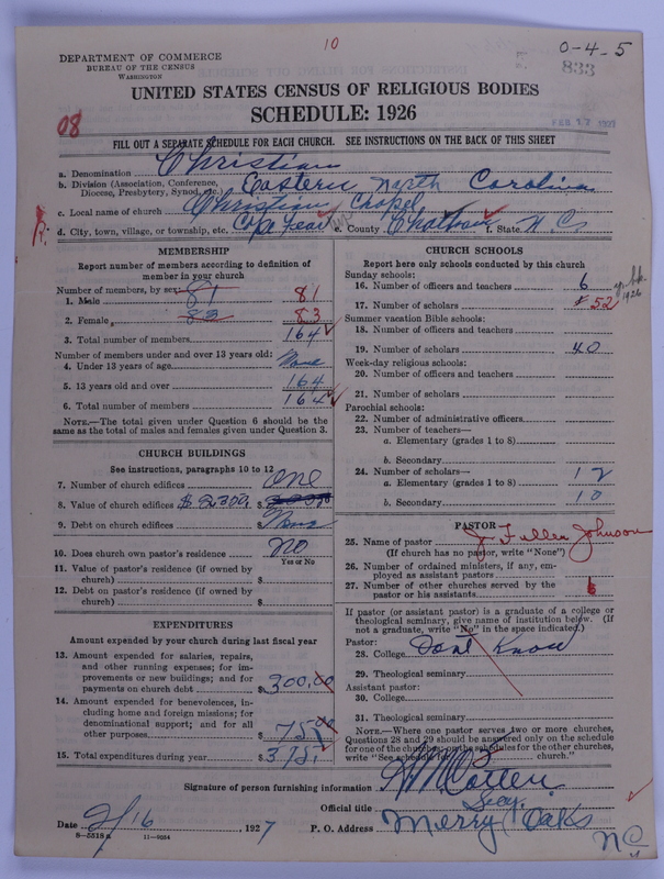 Scan of Christian Church (General Convention of the Christian Church): 833
