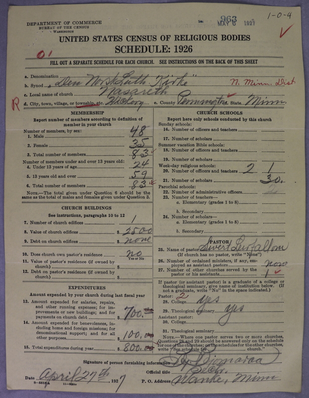 Scan of Norwegian Lutheran Church of America: 963