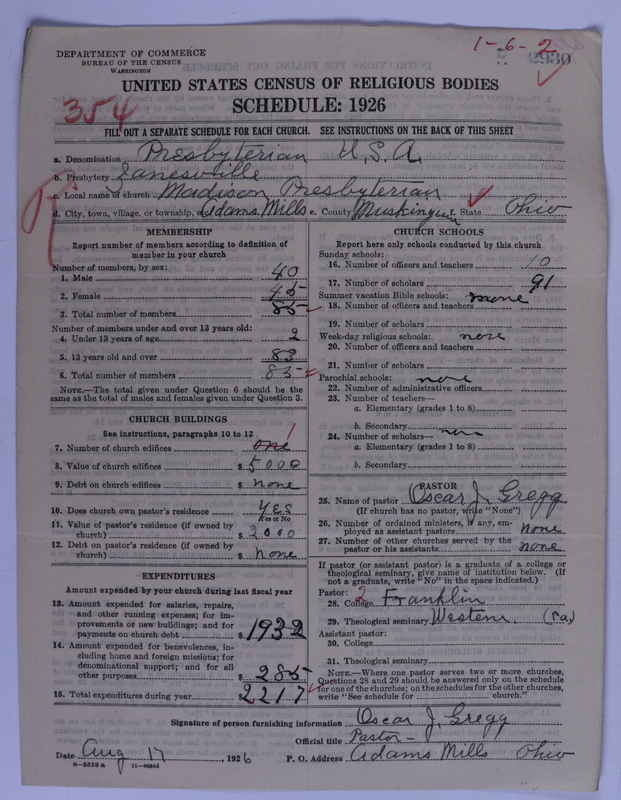 Scan of Presbyterian Church in the United States of America: 2930