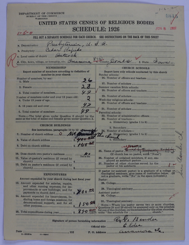Scan of Presbyterian Church in the United States of America: 4845