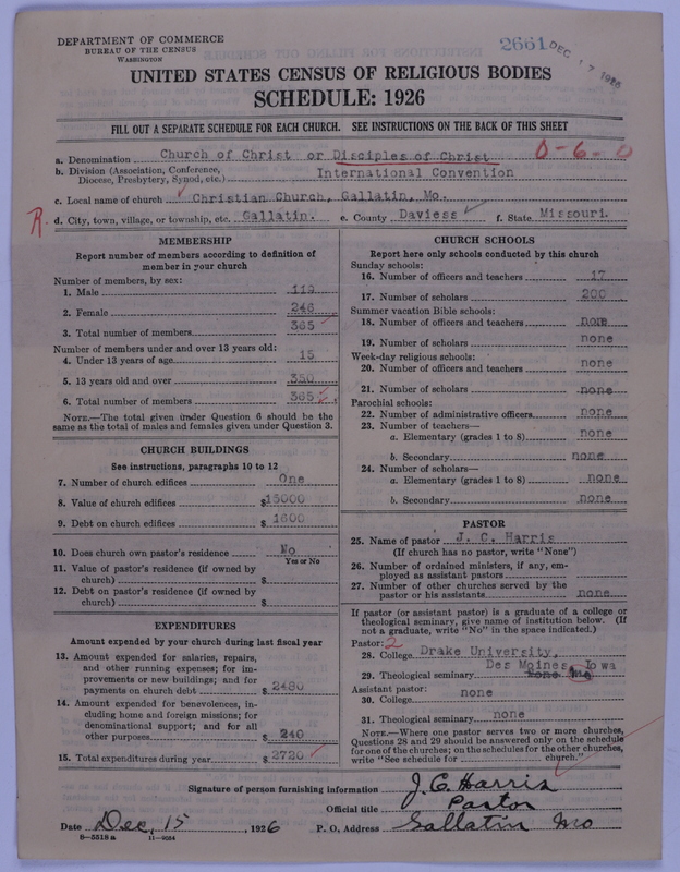 Scan of Disciples of Christ: 2661