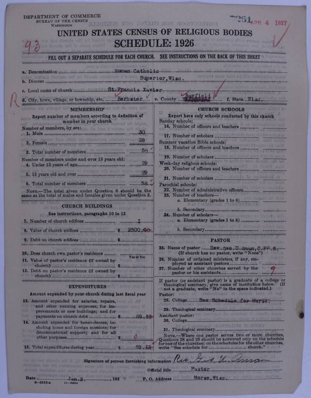 Scan of Roman Catholic Church: 7261