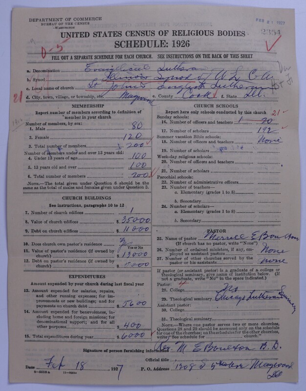 Scan of United Lutheran Church in America: 2354