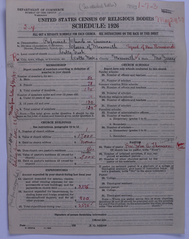 Scan of Reformed Church in America: 393