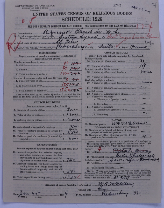 Scan of Reformed Church in the United States: 270