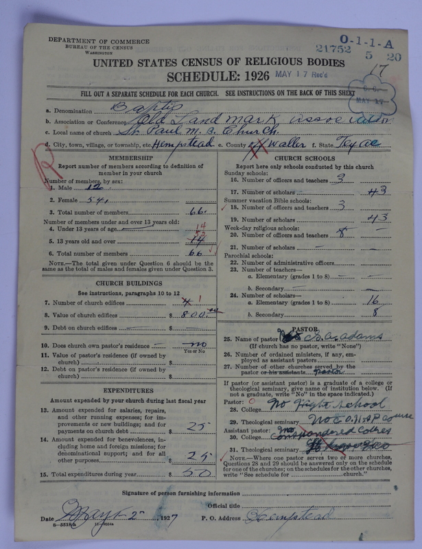 Scan of Negro Baptists: 21752