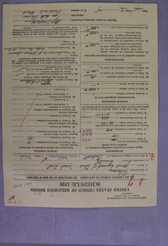 Scan of Synod of the Reformed Presbyterian Church of North America: 851